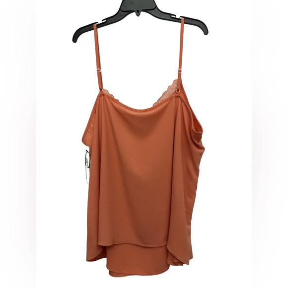 1.State The Fleur Camisole Size 3X Lace Trim In Romantic Apricot Lined NWT - Picture 2 of 5